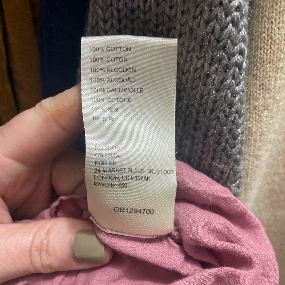 Free People Ari Mini Dress L Dried Currant Pink Crochet Smocked Boho - Picture 9 of 9